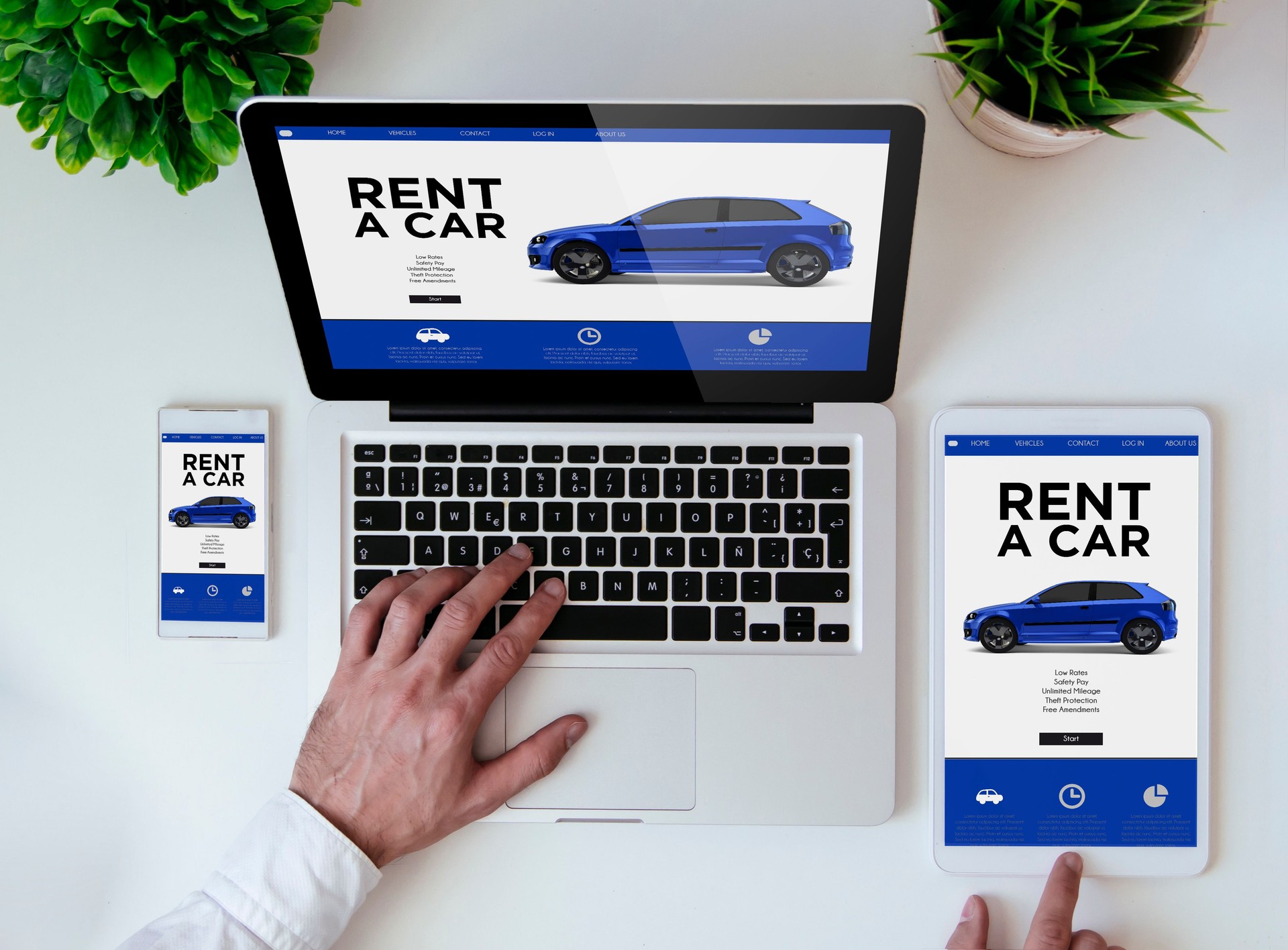 ufficio tavolo noleggiare un'auto